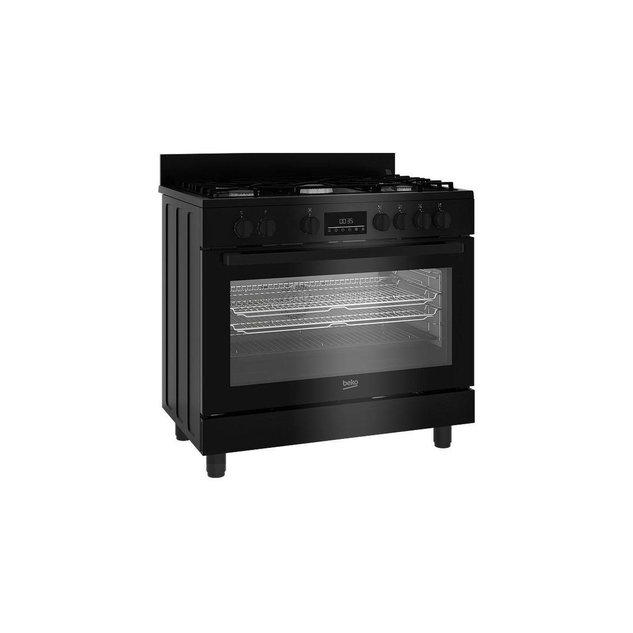 Voir la diapositive 2 : Beko Piano de cuisson gaz bgm11226eb