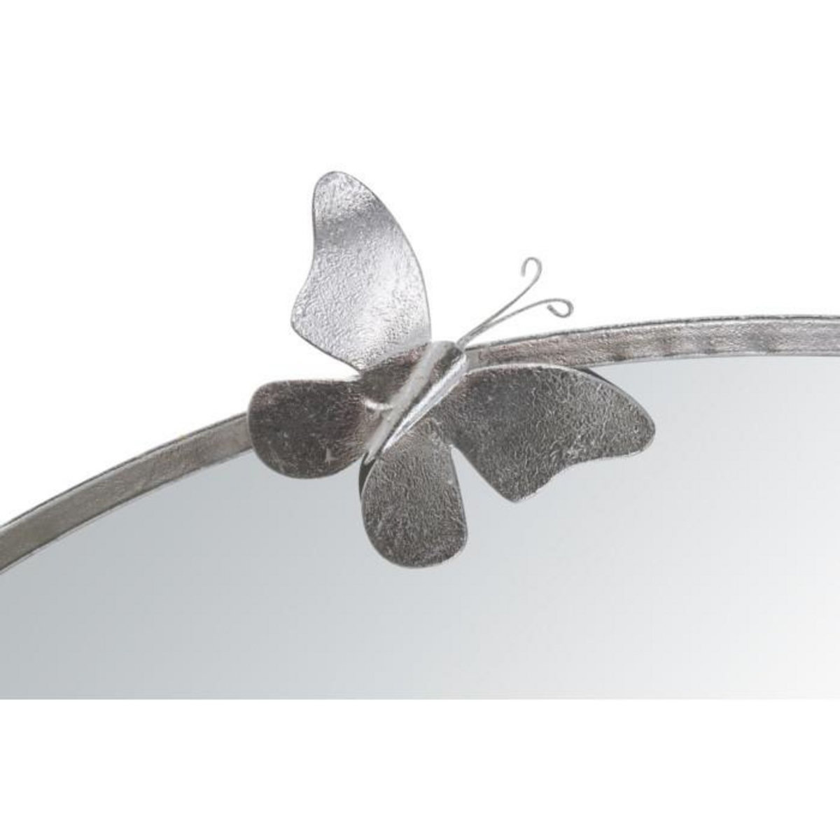 Paris Prix Miroir Mural Design  Butterfly  94cm Argent