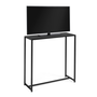 Voir la diapositive 3 : ID MARKET Console DAVIS en métal noir mat design industriel