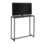 Voir la diapositive 3 : ID MARKET Console DAVIS en métal noir mat design industriel