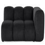 Voir la diapositive 1 : LISA DESIGN Debbie - module d'assise droit en tissu texturé