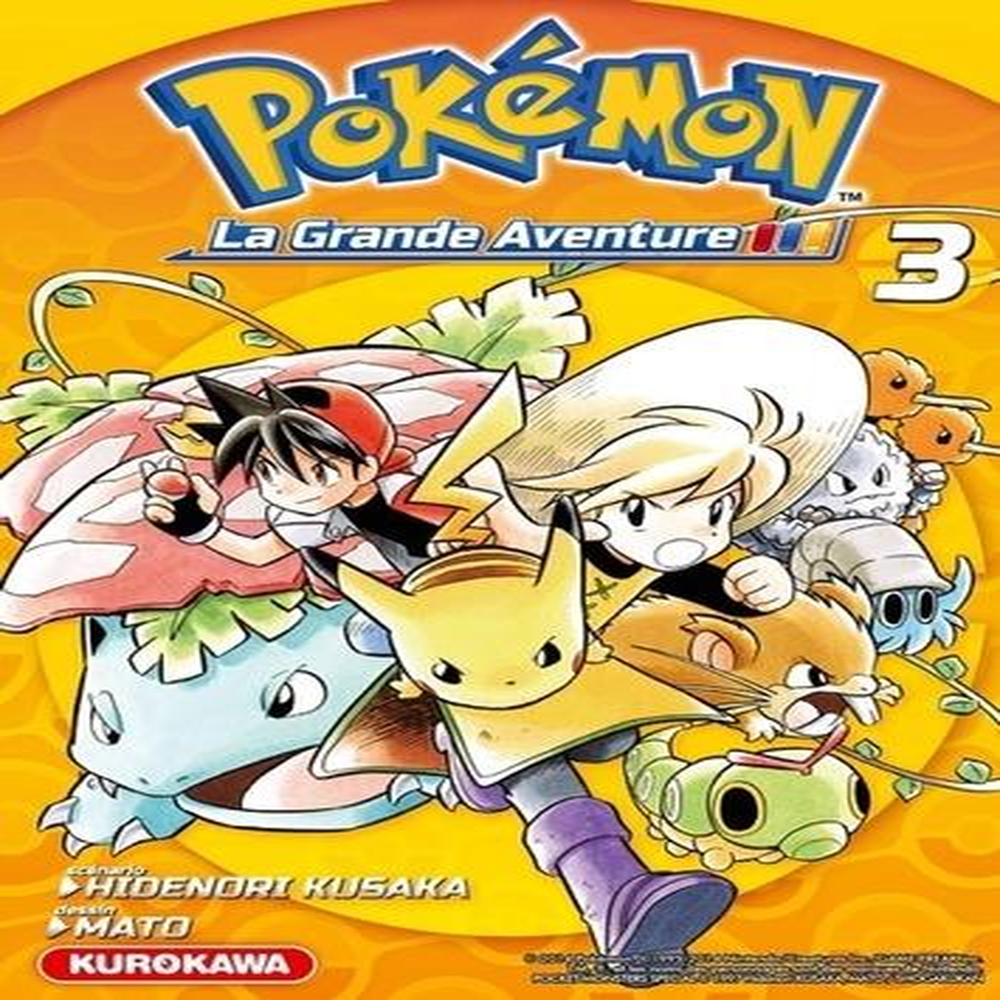POKEMON LA GRANDE AVENTURE TOME 3, Kusaka Hidenori