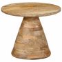 Voir la diapositive 1 : VIDAXL Table d'appoint Ø50x40 cm bois de manguier massif