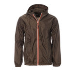 PANAME BROTHERS Coupe-vent Kaki Homme Paname Brothers MARC. Coloris disponibles : Vert