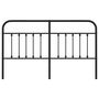 Voir la diapositive 4 : VIDAXL Tete de lit metal noir 160 cm