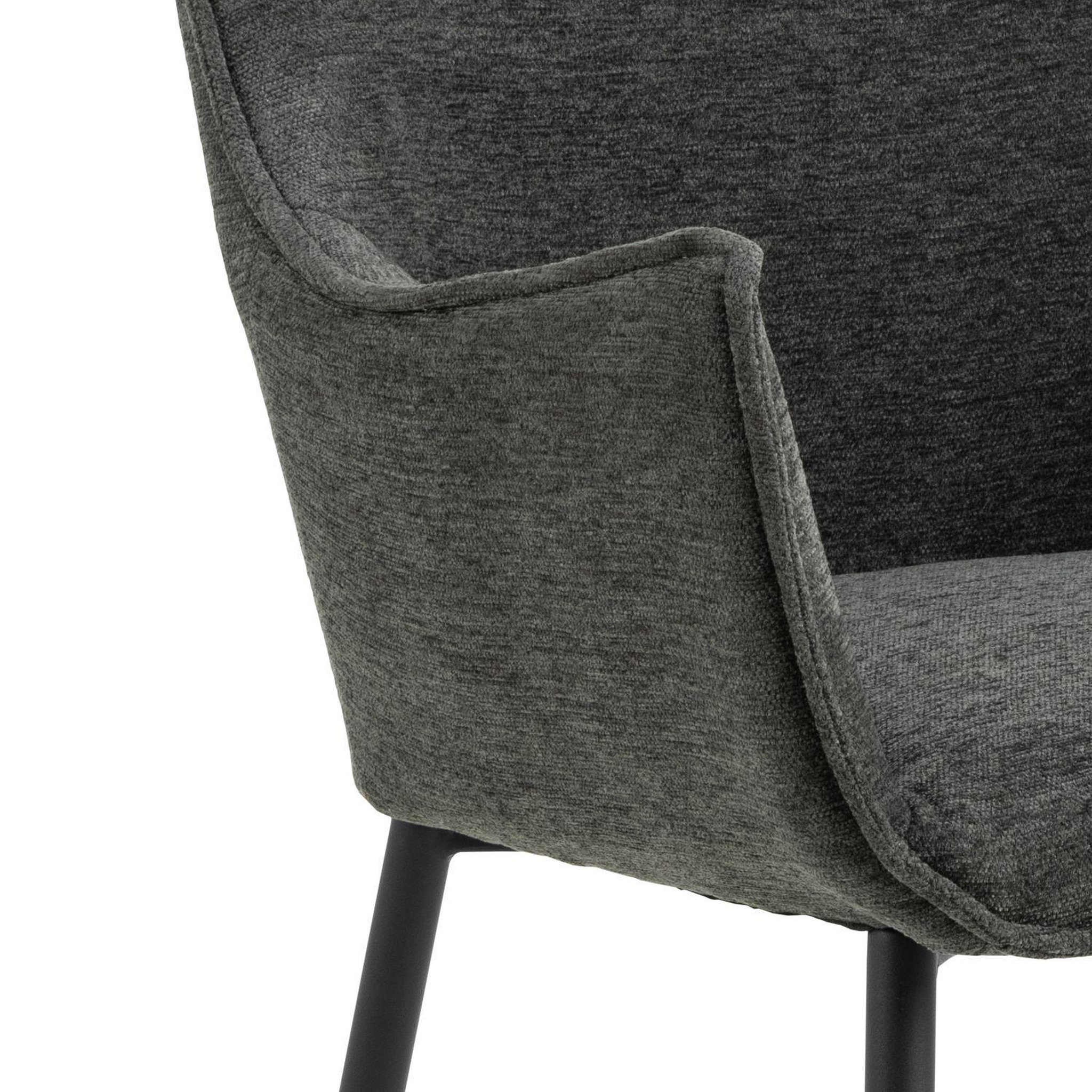 Voir la diapositive 6 : TOILINUX Lot de 2 chaises de salle à manger avec accoudoirs SORRENTO