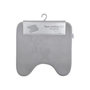 Voir la diapositive 2 : Paris Prix Tapis Contour WC  Vitamine II  45x45cm Gris Clair