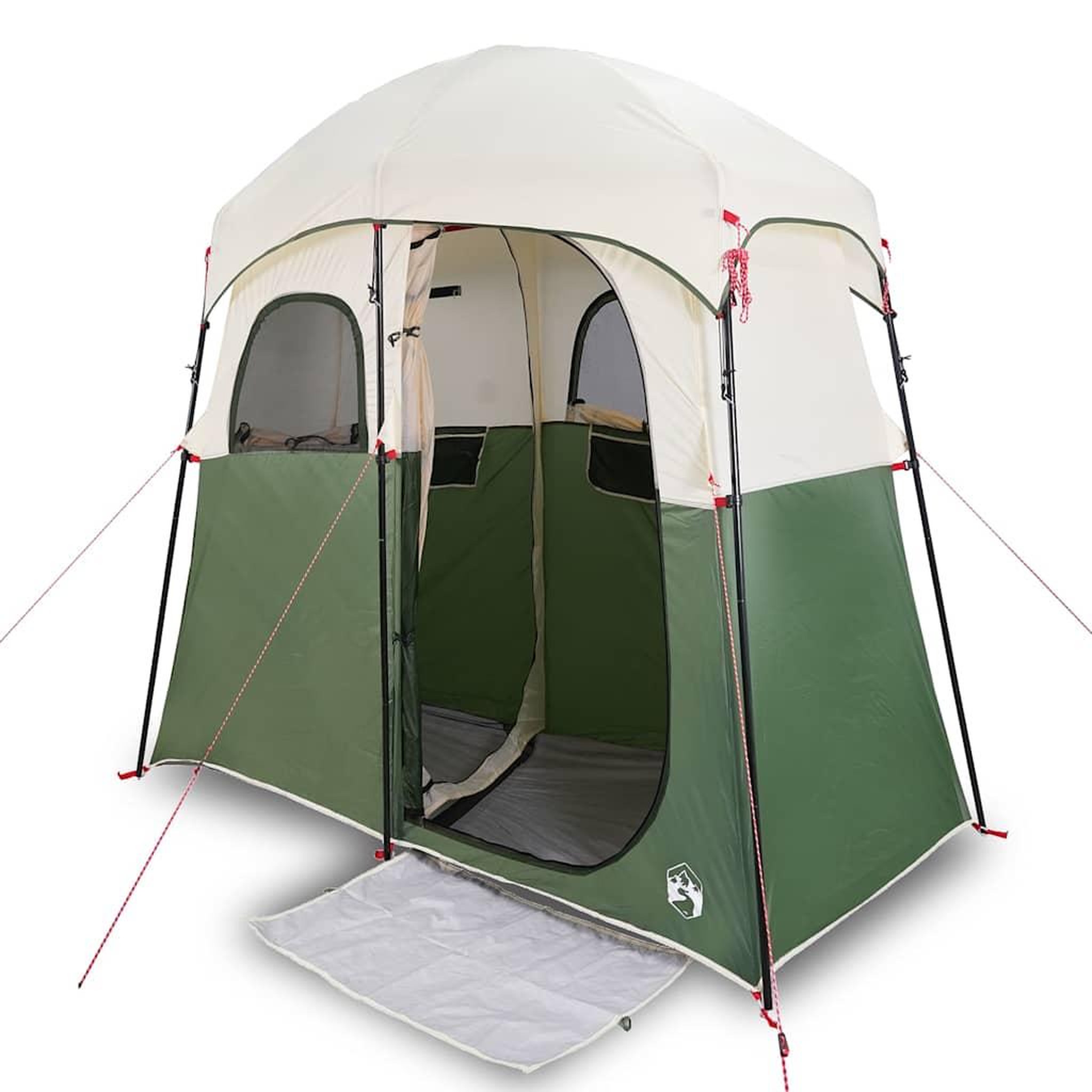 Voir la diapositive 2 : VIDAXL Tente de douche 2 personnes vert impermeable