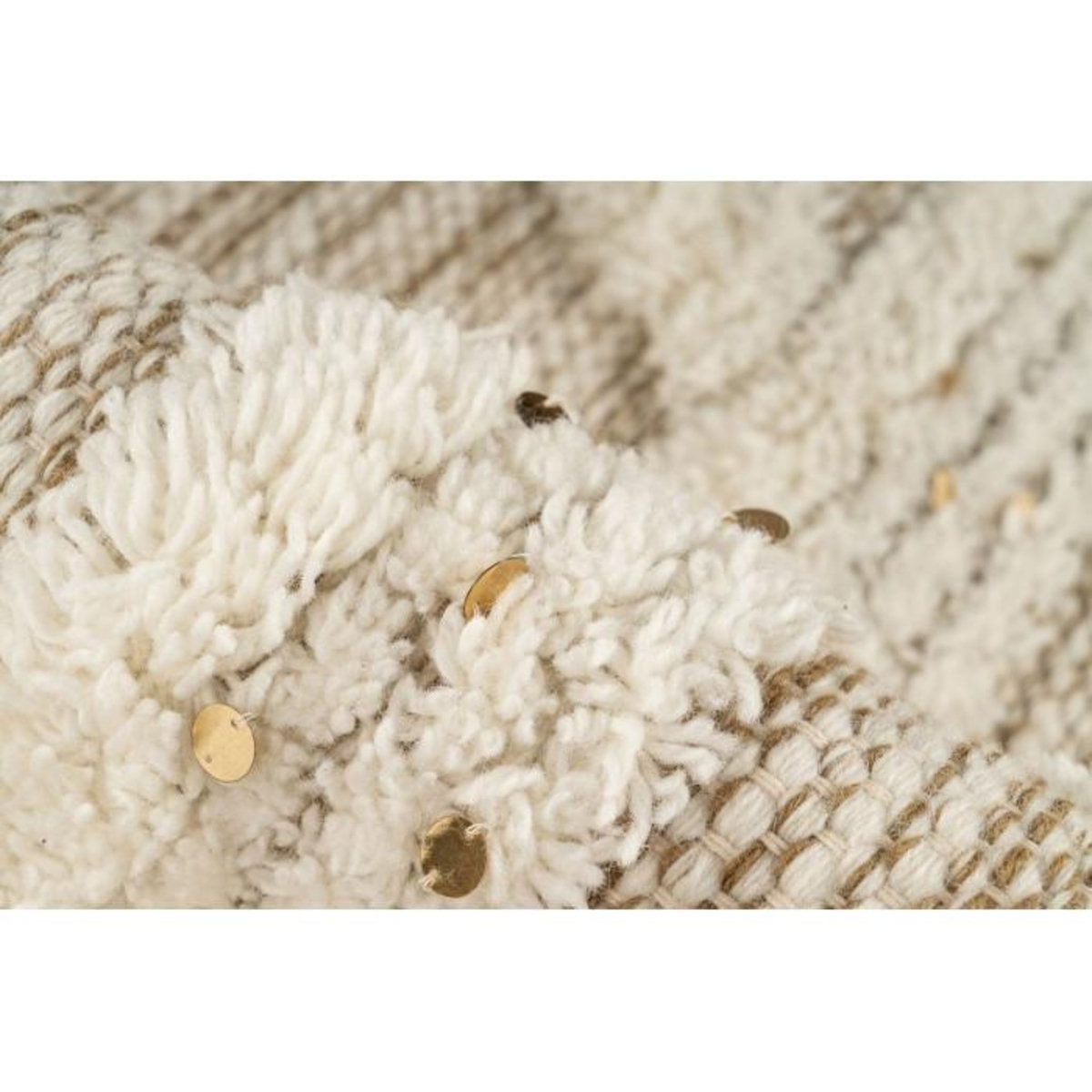 Paris Prix Tapis Bohème Tissé Fait à la Main  Bohist  Crème & Kaki