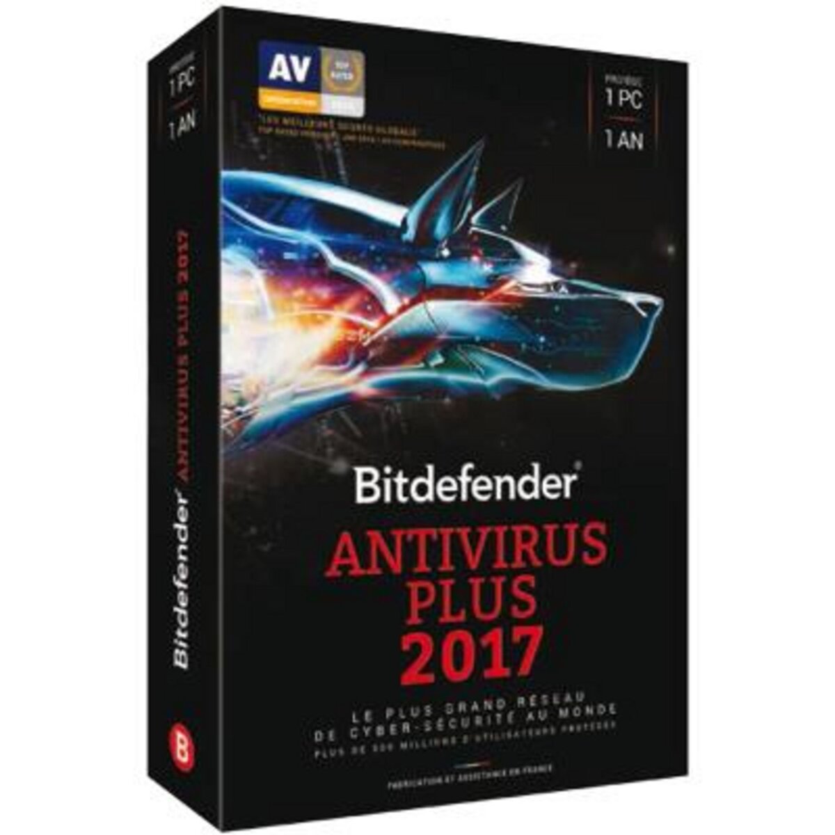 Bitdefender Antivirus Plus 2017 - 1 Poste/An
