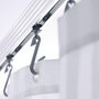 Voir la diapositive 3 : RIDDER RIDDER Rail de douche de coin universel avec crochets chromes 52500
