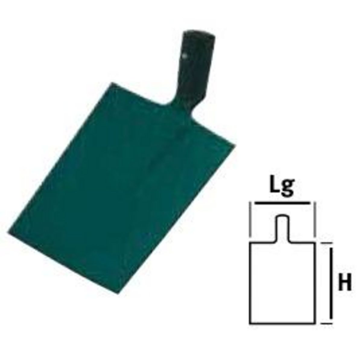 Leborgne Pelle de Bresse forgée - 21 cm - sans manche