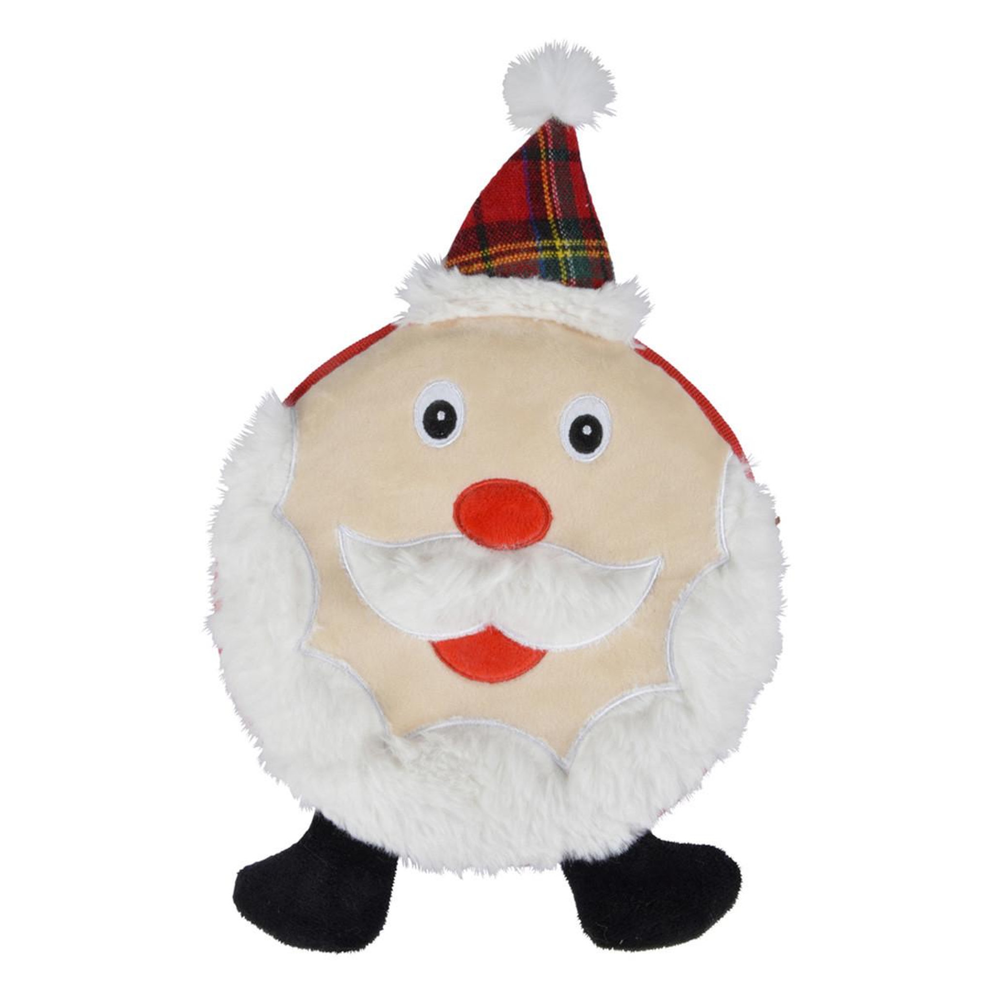 Voir la diapositive 1 : LOVE STORY Jouet pour Chien Sonore  Père Noël  20cm Blanc