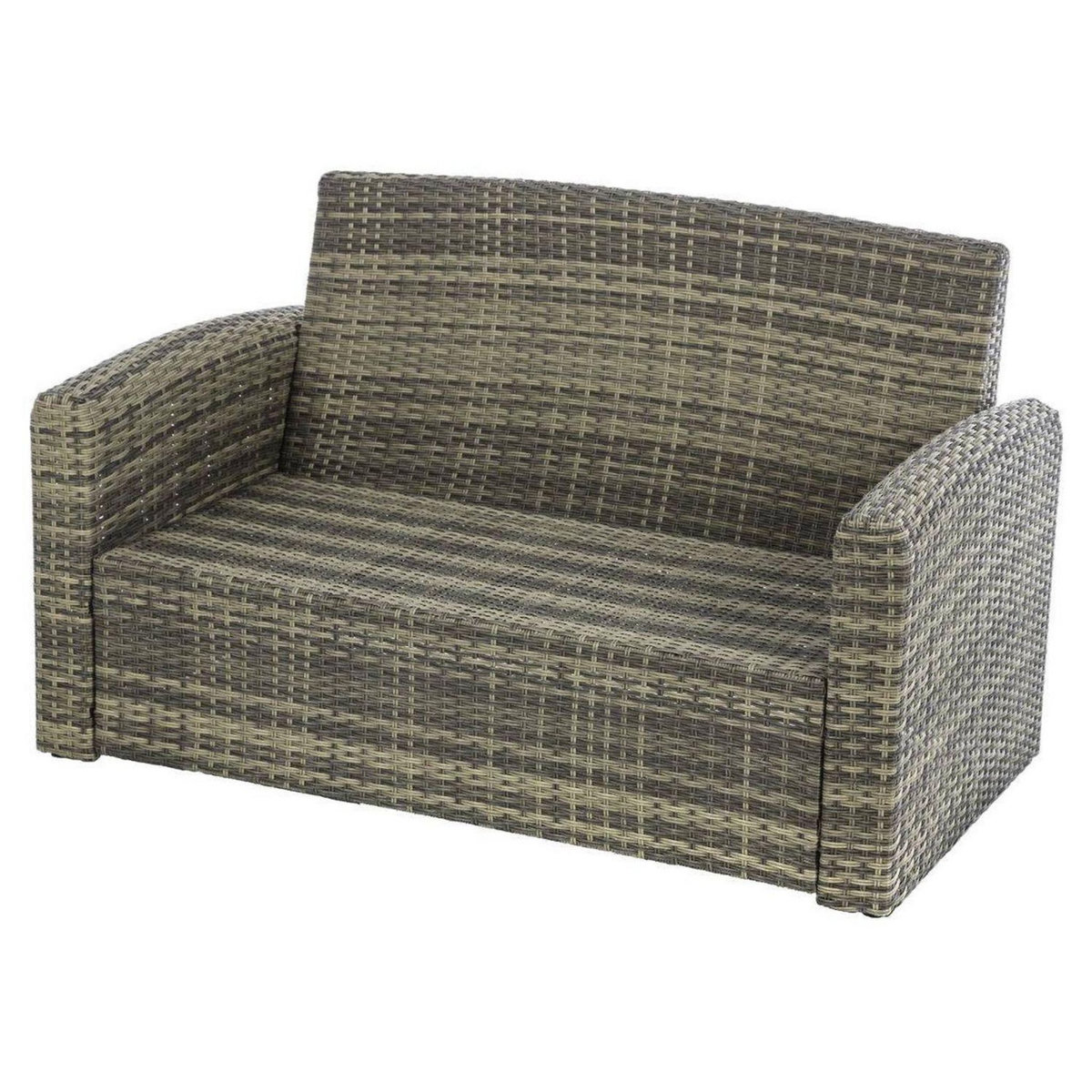 HESPERIDE Salon de jardin en résine tressé Polynesia