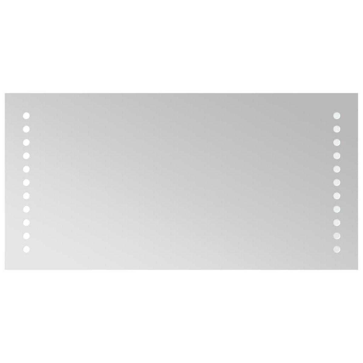 VIDAXL Miroir de salle de bain a LED 20x40 cm