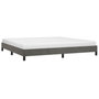 Voir la diapositive 3 : VIDAXL Cadre de lit sans matelas gris fonce 200x200 cm velours