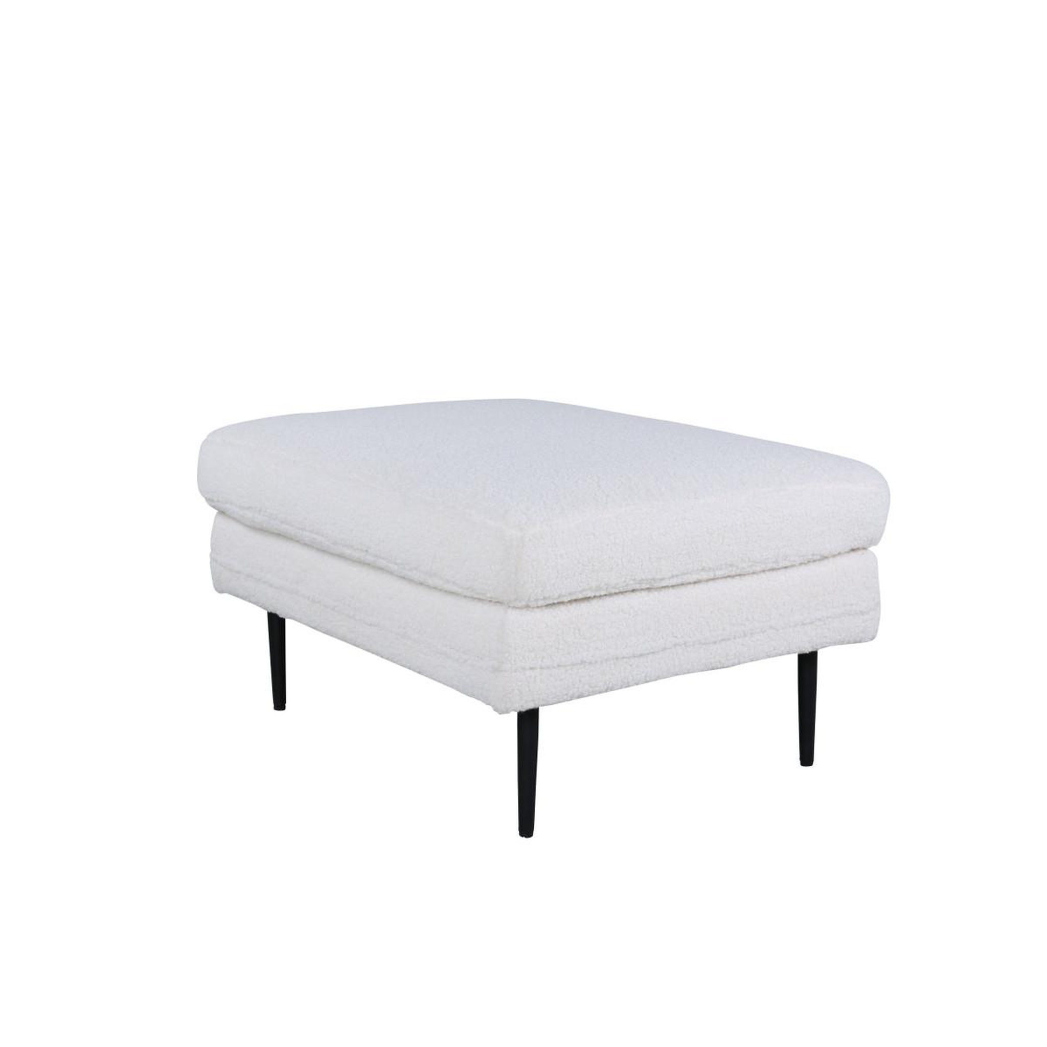 Voir la diapositive 4 : Paris Prix Pouf design bouclette  boom  90cm blanc