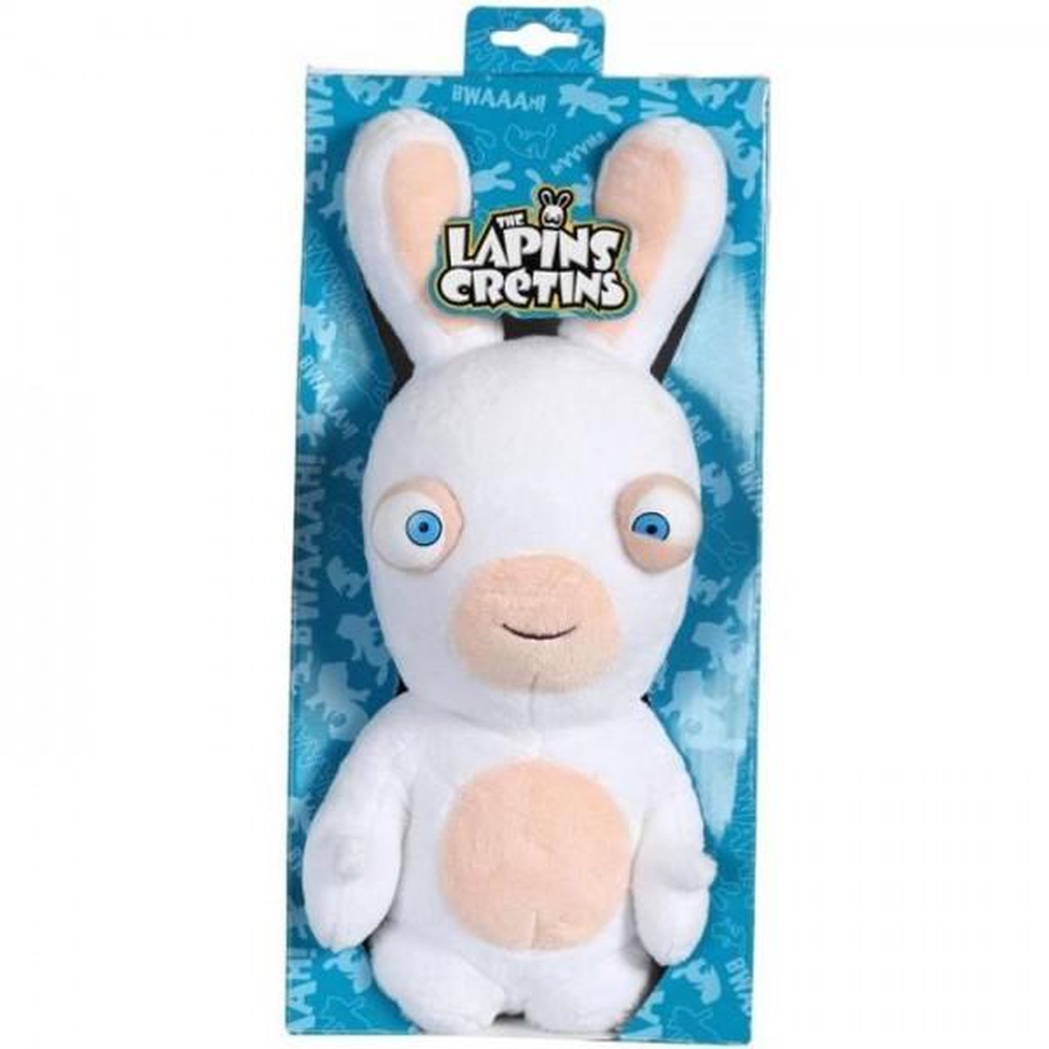 Gipsy Gipsy Toys - Lapins Crétins Sonores - Bouche Fermée - 28 cm - Blanc