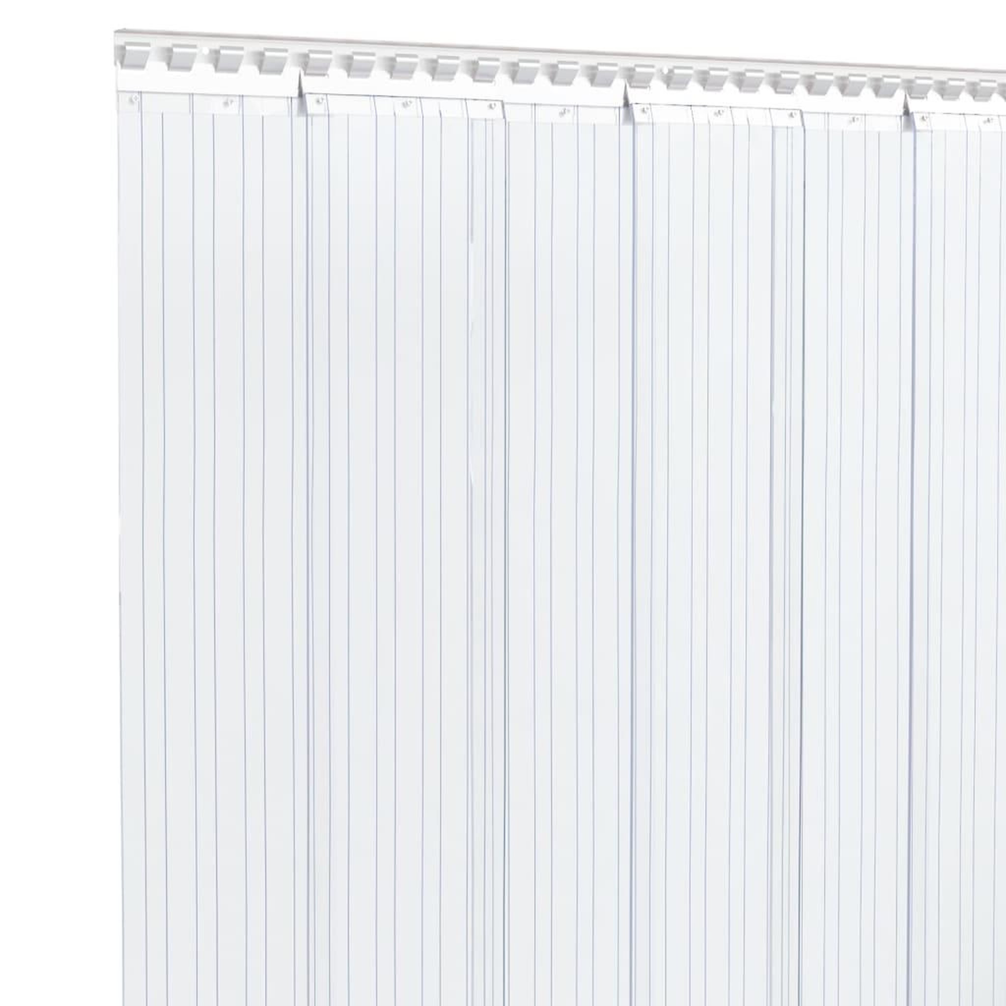 Voir la diapositive 3 : VIDAXL Rideau de porte transparent 200 mmx1,6 mm 50 m PVC