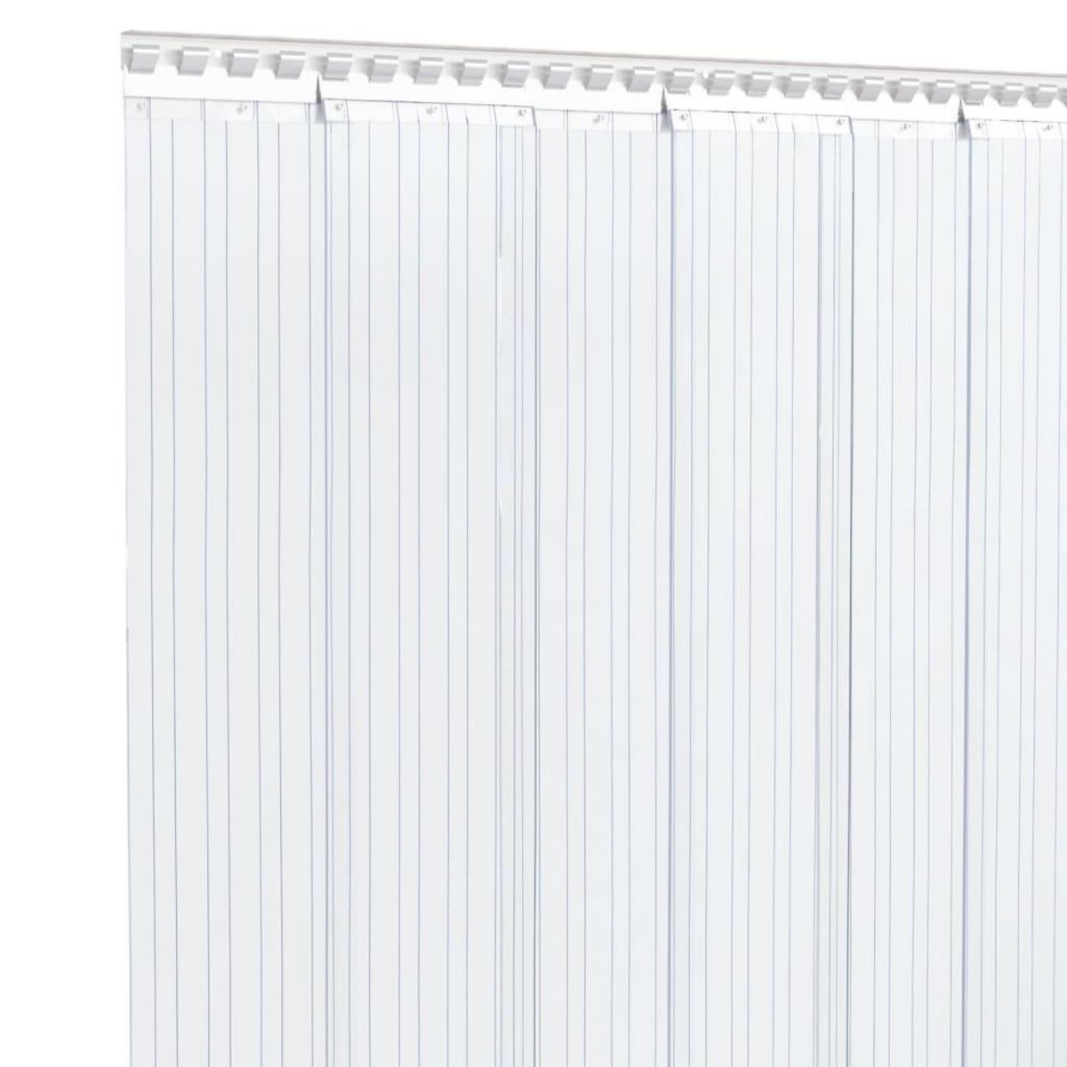 VIDAXL Rideau de porte transparent 200 mmx1,6 mm 50 m PVC