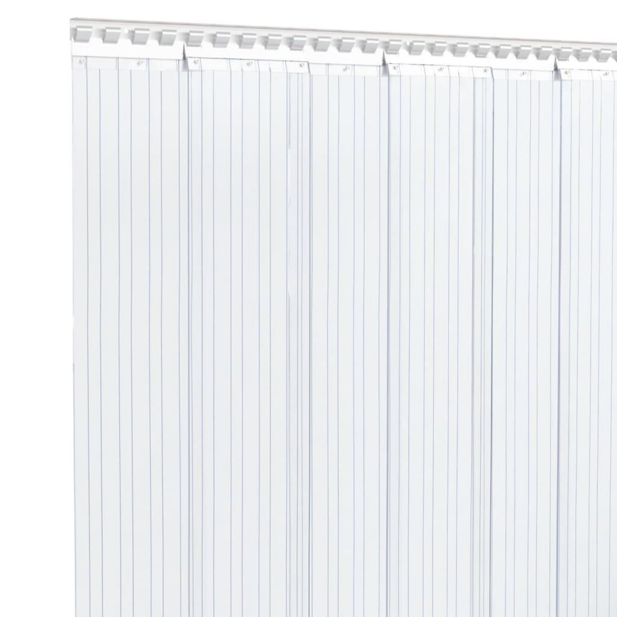 VIDAXL Rideau de porte transparent 200 mmx1,6 mm 50 m PVC