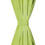 Voir la diapositive 3 : VIDAXL Rideau occultant avec boucles 2 pcs 140 x 225 cm Vert