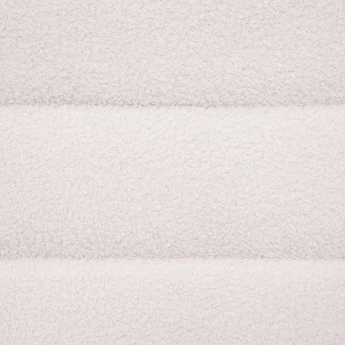 ATMOSPHERA Banc 2 places en bouclette - Blanc