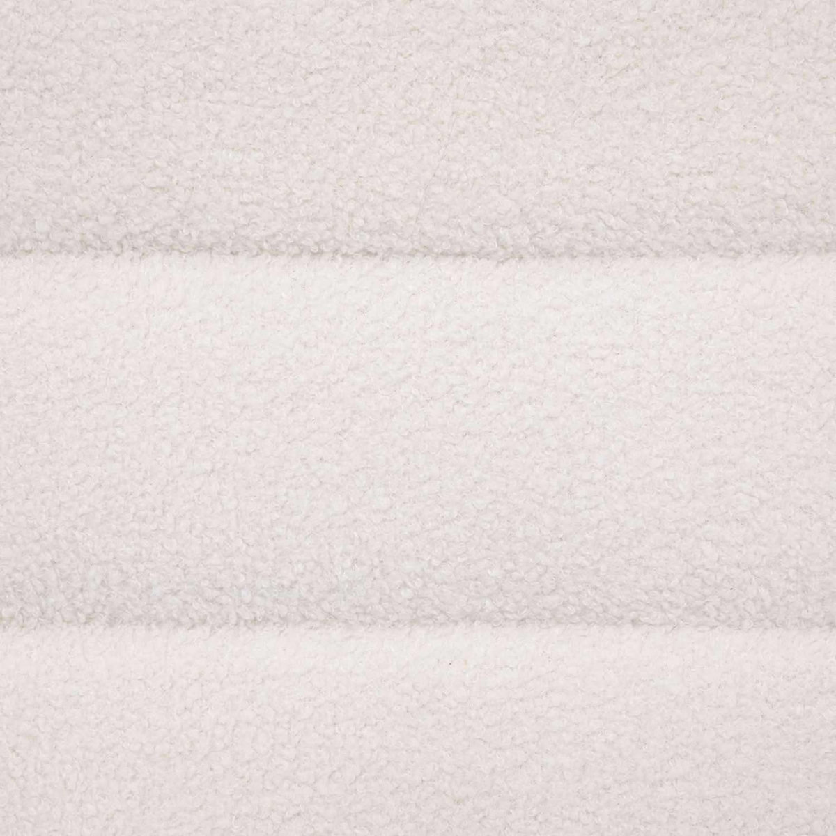 ATMOSPHERA Banc 2 places en bouclette - Blanc