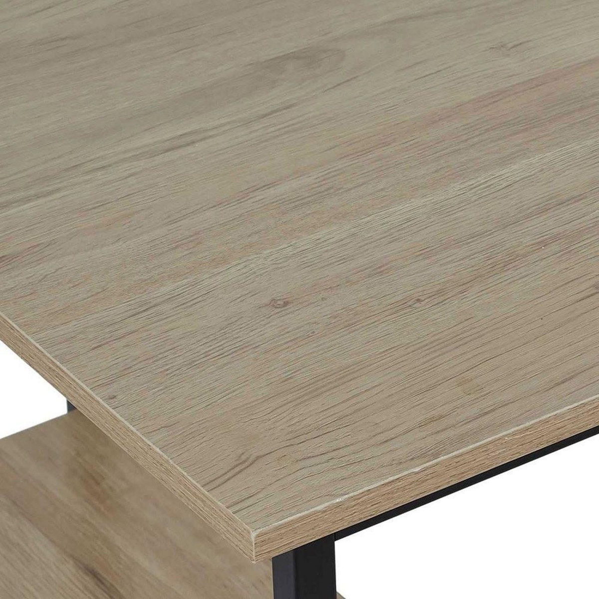 The Home Deco Factory Bureau d'angle Job noir