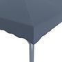 Voir la diapositive 5 : VIDAXL Tonnelle avec guirlande lumineuse LED 300x300 cm Anthracite