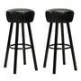 Voir la diapositive 1 : VIDAXL Chaises de bar lot de 2 noir similicuir