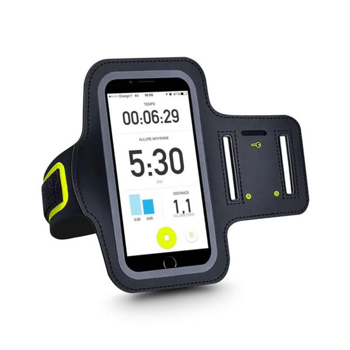 URBAN FACTORY Brassard sport pour téléphone portable 5 Urban Factory Sportee Noir