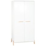 BABY PRICE Armoire bébé 2 portes JOY, coloris naturel