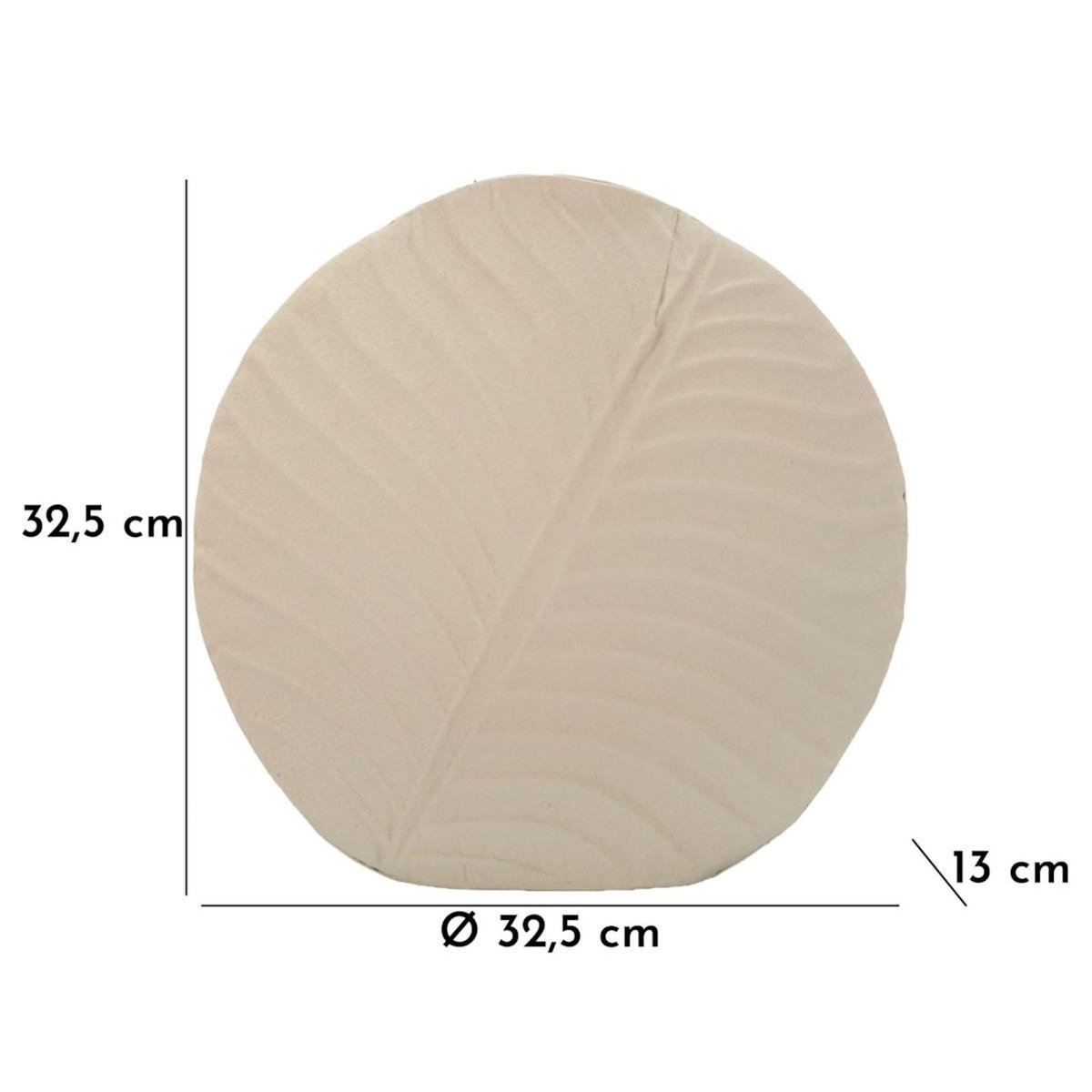Paris Prix Vase Rond Design  Dune  32cm Crème