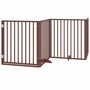 Voir la diapositive 3 : VIDAXL Barriere pour chien porte pliable 8 panneaux bois de peuplier
