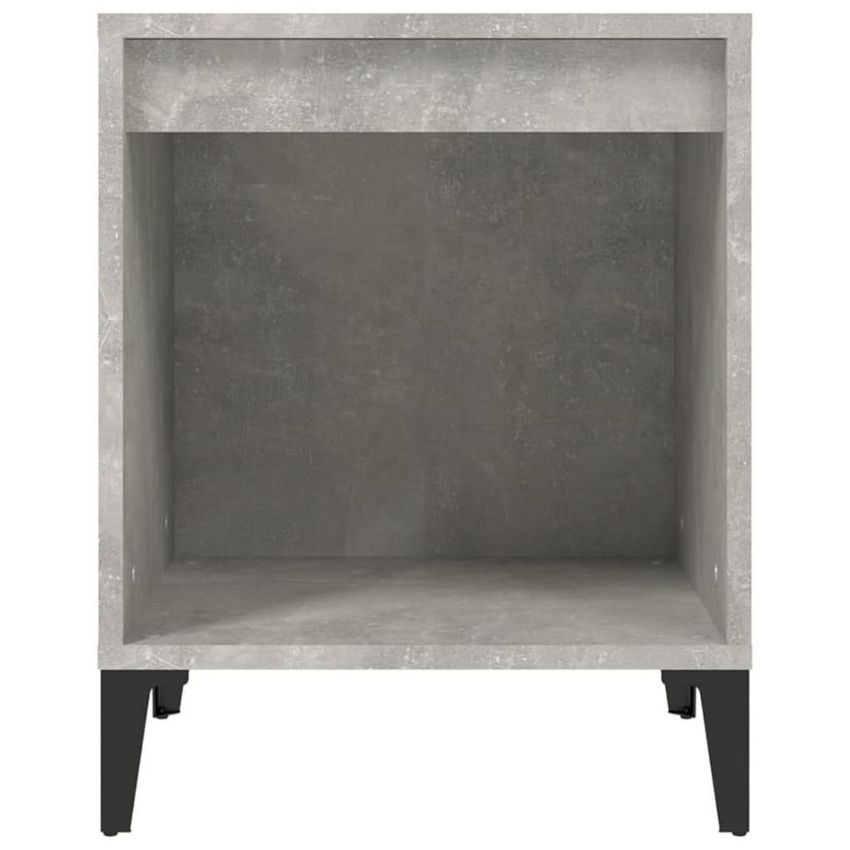VIDAXL Table de chevet Gris beton 40x35x50 cm