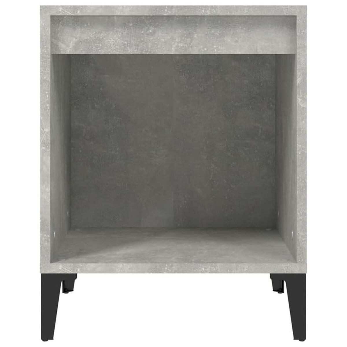 VIDAXL Table de chevet Gris beton 40x35x50 cm