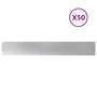 Voir la diapositive 2 : VIDAXL Bordures de pelouse 50 pcs 15x103 cm acier galvanise
