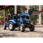 Voir la diapositive 3 : FALK Tractopelle enfant New Holland avec remorque 3 à 7 ans - Falk