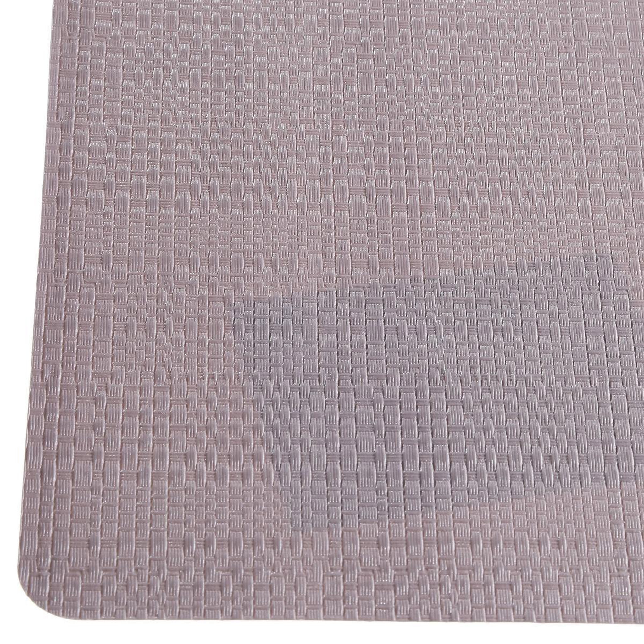 Voir la diapositive 2 : SECRET DE GOURMET Set de Table  Relief Natural  28x43cm Gris Clair