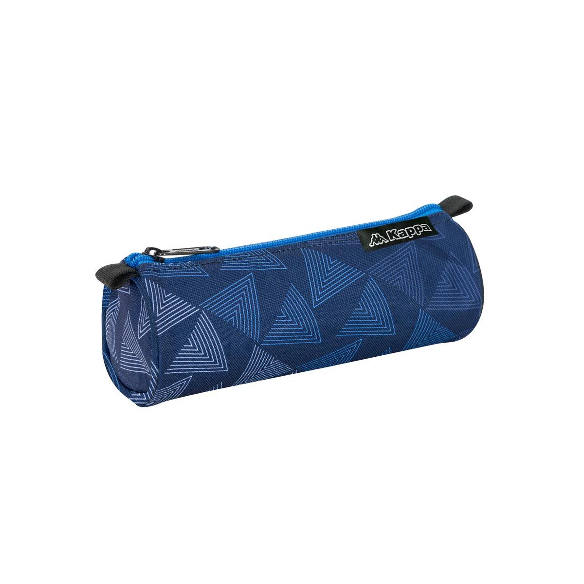 KAPPA  Trousse ronde garçon bleu motifs triangles