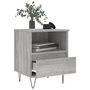 Voir la diapositive 4 : VIDAXL Table de chevet sonoma gris 40x35x50 cm bois d'ingenierie
