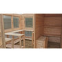 Voir la diapositive 3 : Habitat et Jardin Abri jardin bois  Merano  - 8.92 m² - 2.99 x 2.99 x 2.64 m - 28 mm