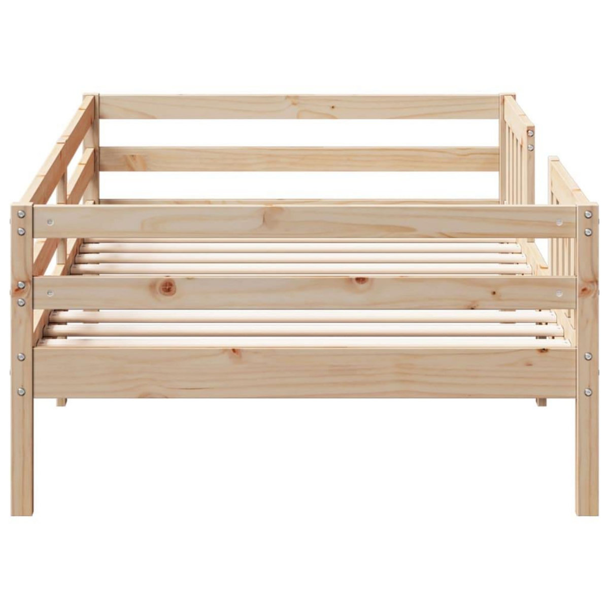 VIDAXL Cadre de lit sans matelas 100x200 cm bois massif de pin