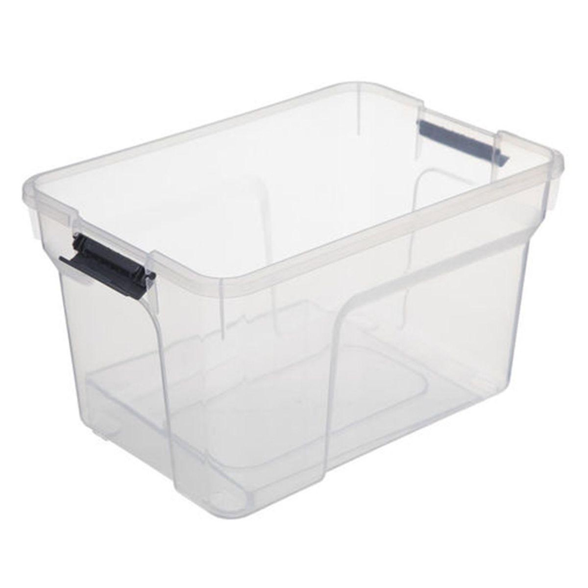 Voir la diapositive 5 : FIVE Boîte de rangement  10 compartiments  8l transparent