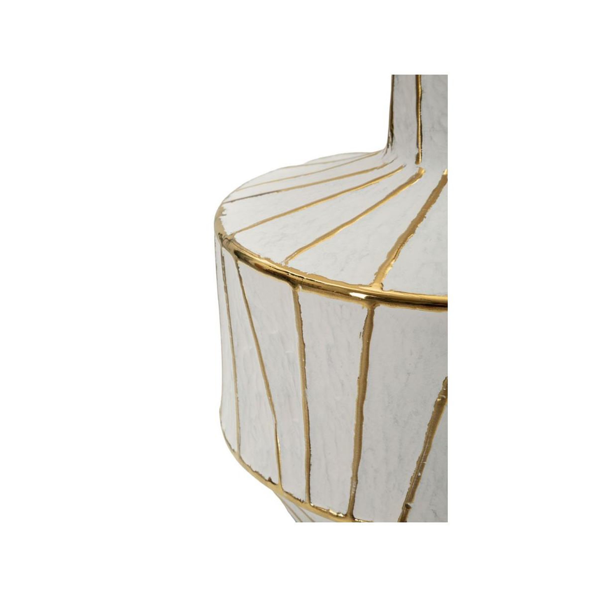 Voir la diapositive 3 : Paris Prix Lampe à poser  tangeri  60cm blanc & or