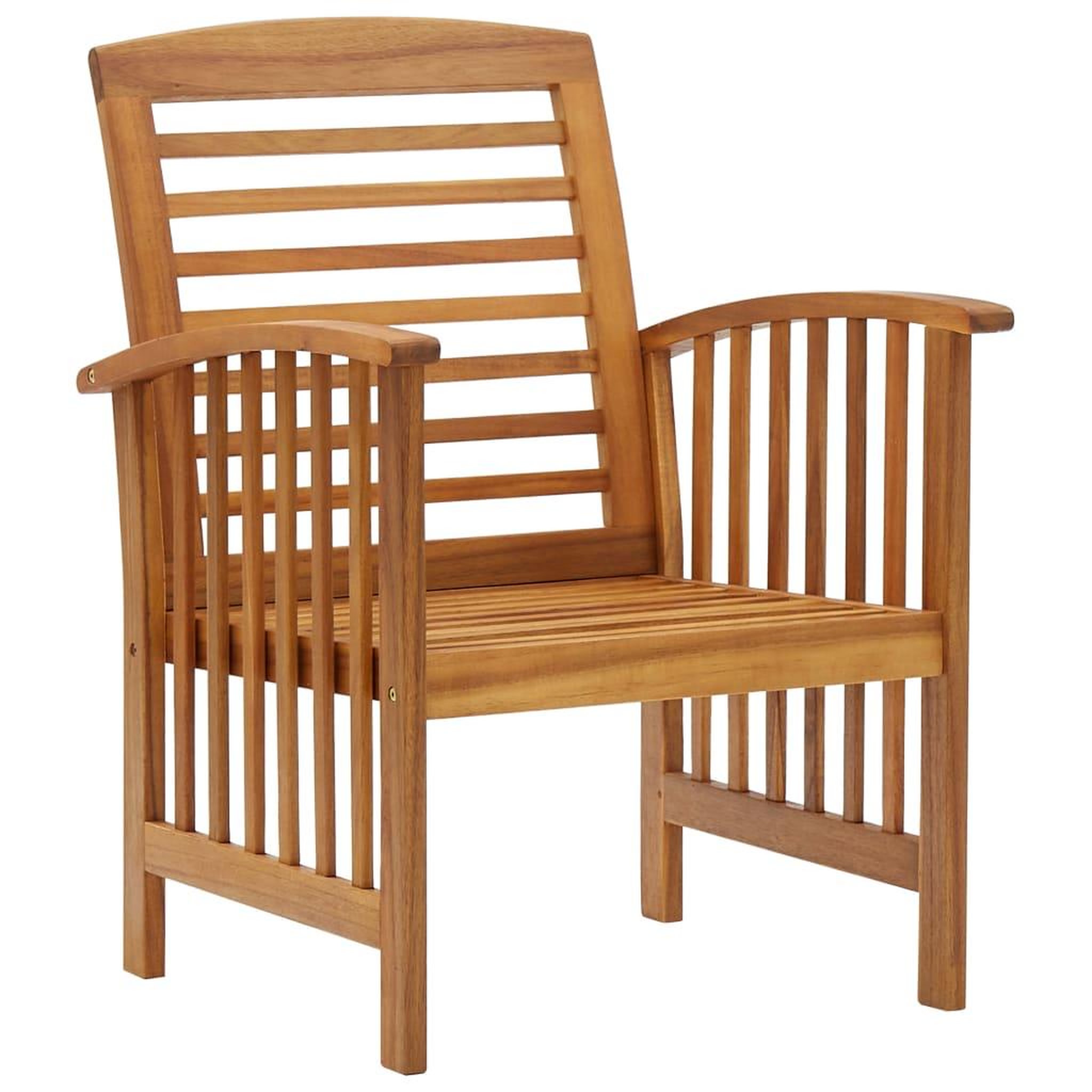 Voir la diapositive 4 : VIDAXL Salon de jardin 5 pcs Bois d'acacia solide