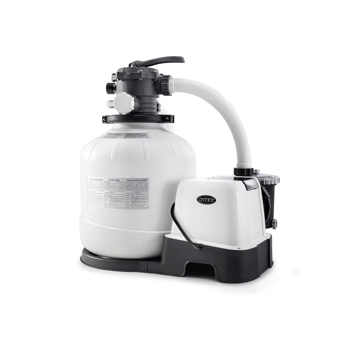 INTEX Combiné groupe de filtration à sable 8 m³/h + stérilisateur au sel QX2600 - Intex