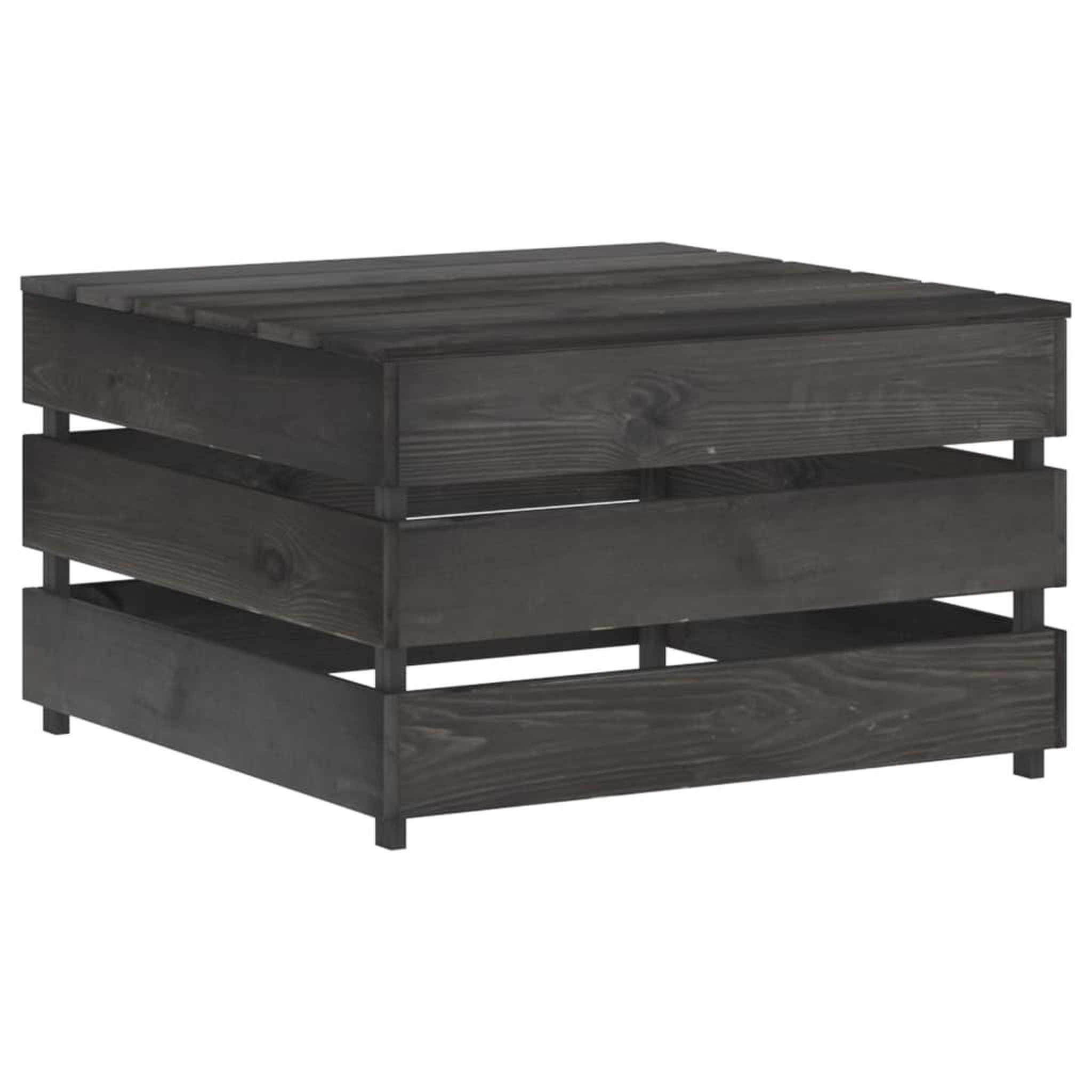 Voir la diapositive 1 : VIDAXL Table palette de jardin Bois de pin impregne