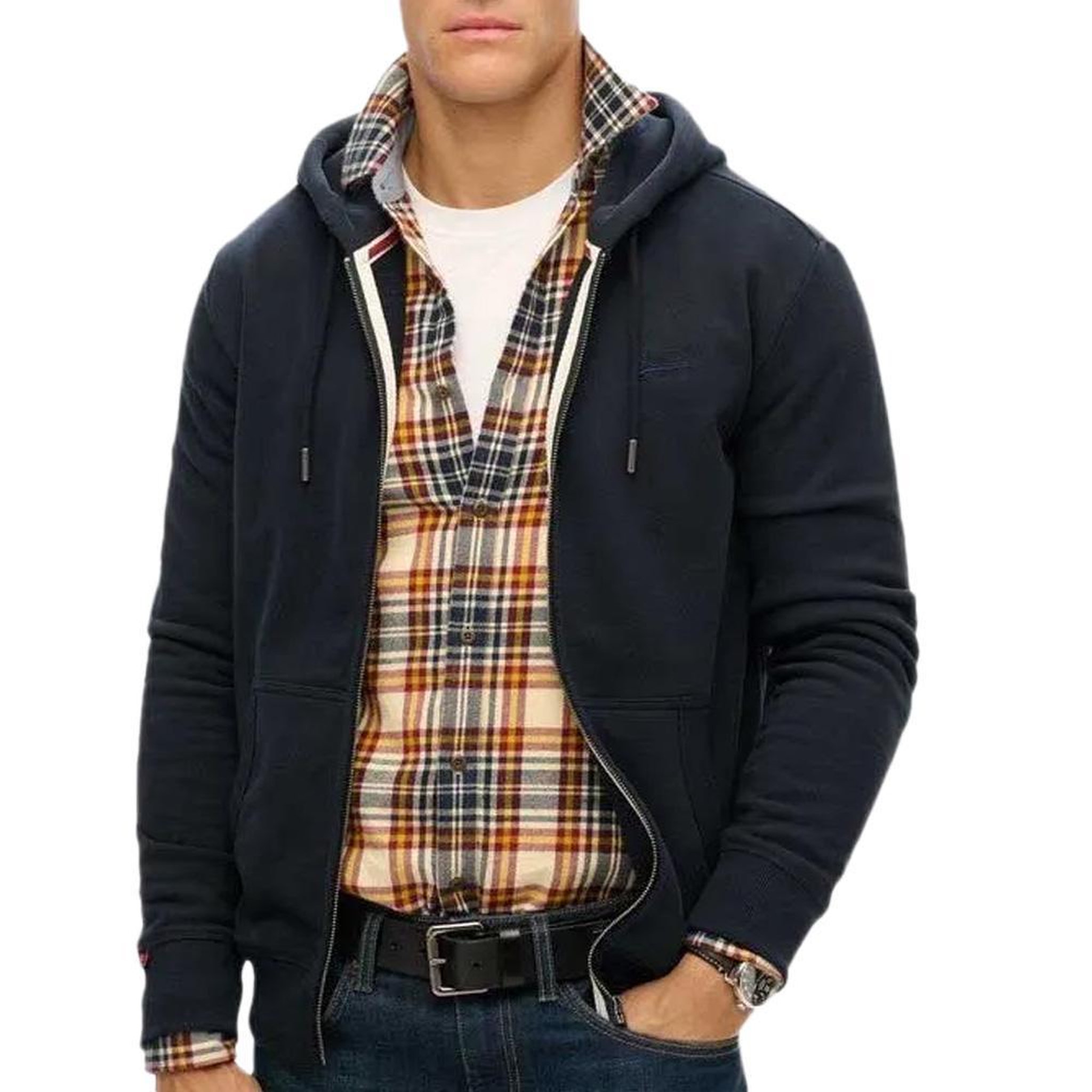 SUPERDRY Sweat  Homme Superdry Essential M2014128A. Coloris disponibles : Bleu